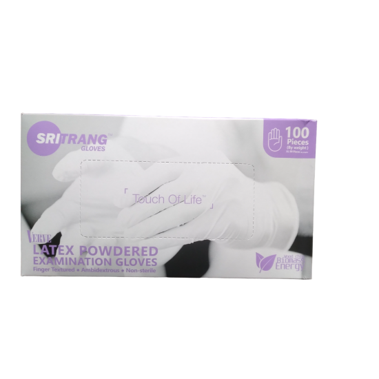 Latex Gloves Medium 100`S Latex Gloves Medium 100`S